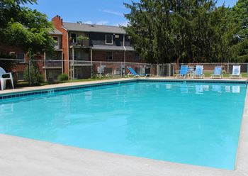 Sparkling swimming pool